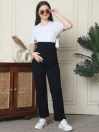 Women Straight-Fit Maternity Track Pants