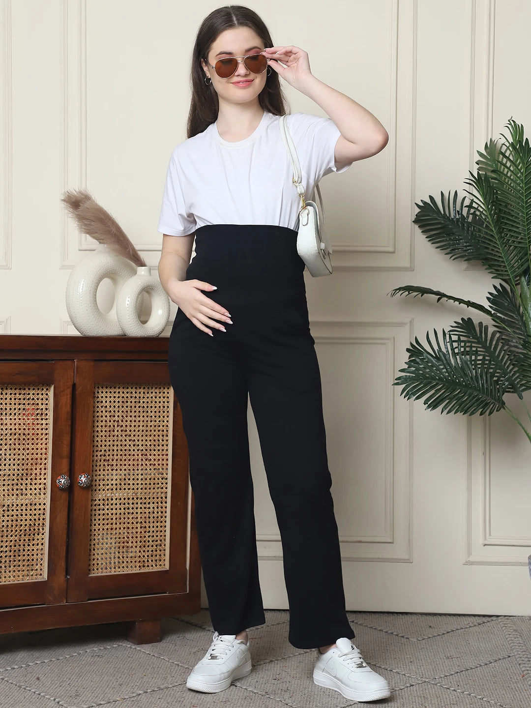 Women Straight-Fit Maternity Track Pants