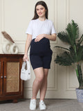Women Maternity High-Rise Shorts