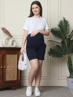 Women Maternity High-Rise Shorts