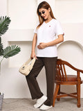 Women Straight-Fit Maternity Track Pants