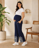 Women’s Bottom Floral Print Maternity Track Pants