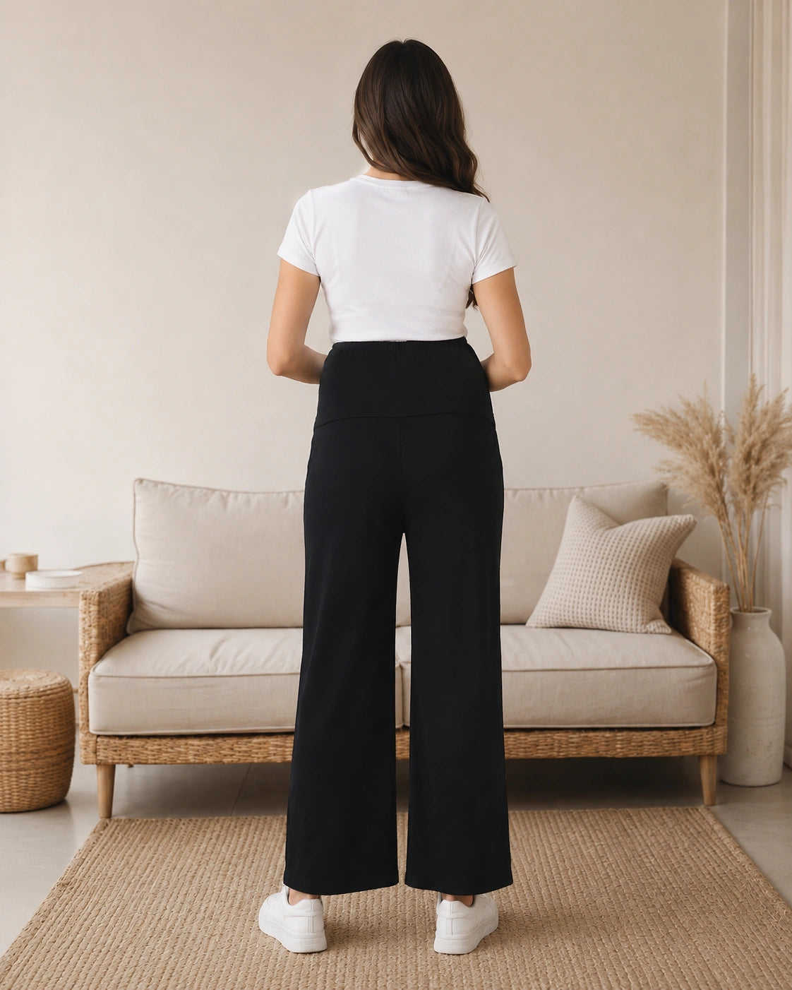 Women’s Bottom Floral Print Maternity Track Pants