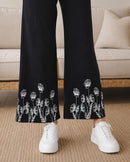 Women’s Bottom Floral Print Maternity Track Pants
