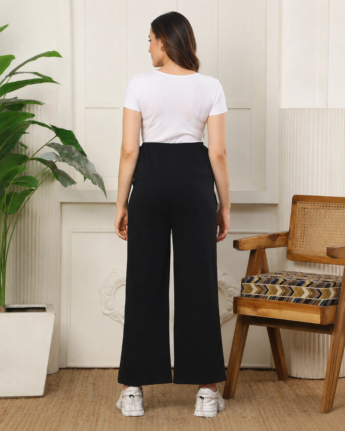 Women’s Bottom Floral Print Maternity Track Pants
