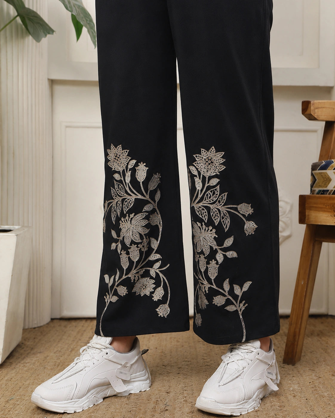 Women’s Bottom Floral Print Maternity Track Pants