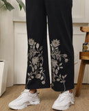 Women’s Bottom Floral Print Maternity Track Pants
