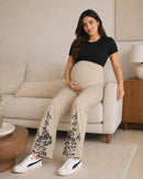 Women’s Bottom Floral Print Maternity Track Pants
