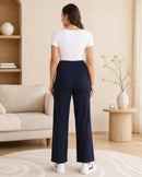 Women’s Bottom Floral Print Maternity Track Pants