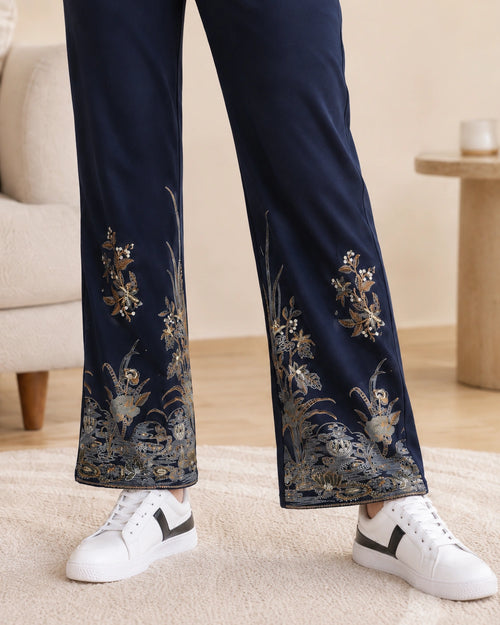 Women’s Bottom Floral Print Maternity Track Pants