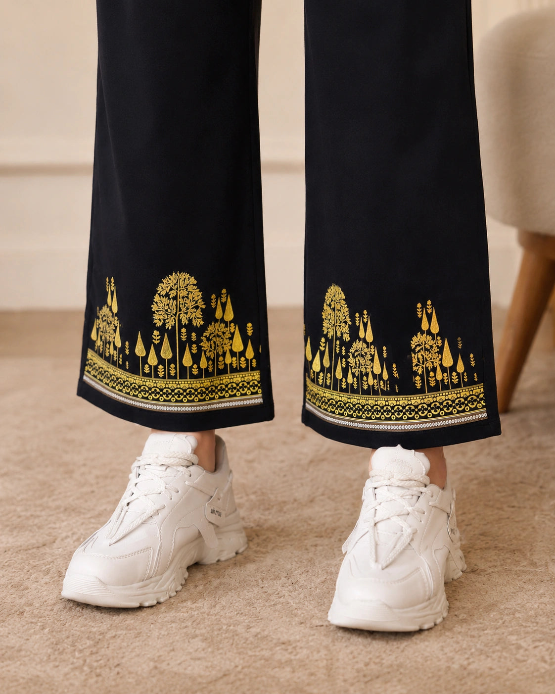 Women’s Bottom Floral Print Maternity Track Pants